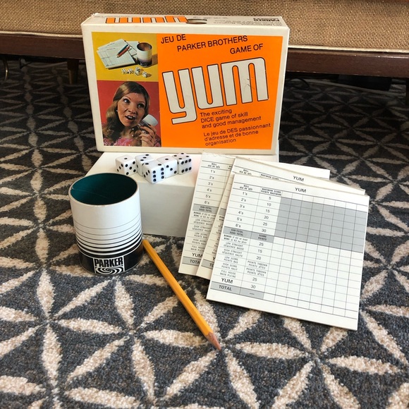 60's "Yum" Game - Yum Dice Game - Ages 7+ - 60's Boardgame - Dice Board Game - Picture 2 of 11